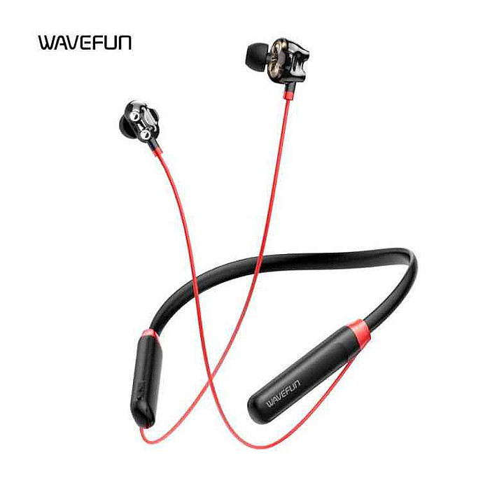 Wavefun Flex U Dual Dynamic Speaker Wireless Neckband Earphone